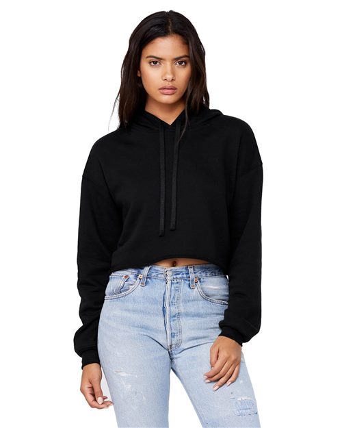 Load image into Gallery viewer, Women's Crop Fleece Hoodie Sweatshirt
