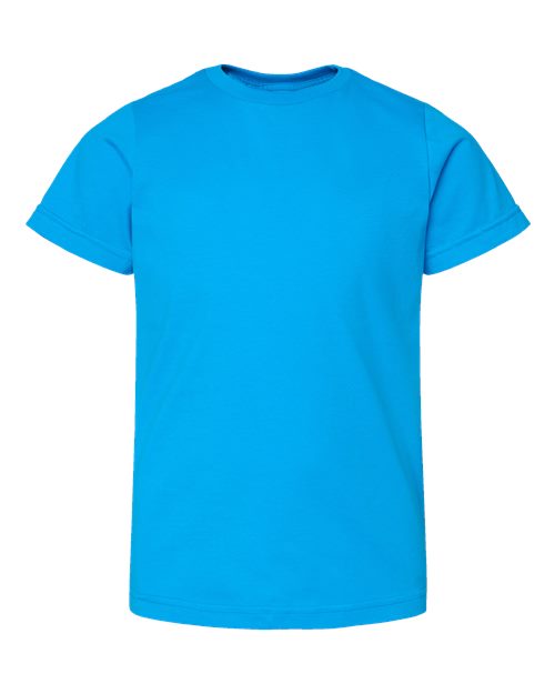 Load image into Gallery viewer, LAT 6101 Youth Fine Jersey Tee - Turquoise
