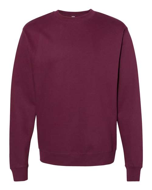 Load image into Gallery viewer, Unisex Midweight Crewneck Sweatshirt - Maroon

