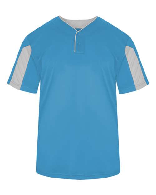 Load image into Gallery viewer, Alleson Athletic 7976 Men's Striker Placket - Columbia Blue/ White
