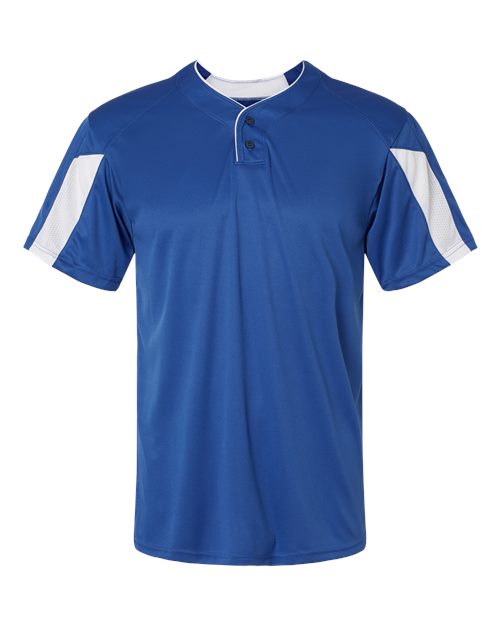 Alleson Athletic 7976 Men's Striker Placket - Royal/ White