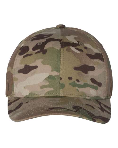 Flexfit 6277 Cotton Blend Cap - Multicam Green