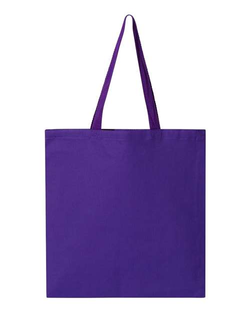 Q-Tees Q800 Promotional Tote - Purple
