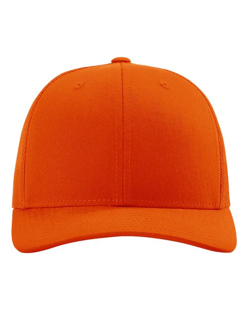 Richardson 112 Snapback Trucker Cap - Orange