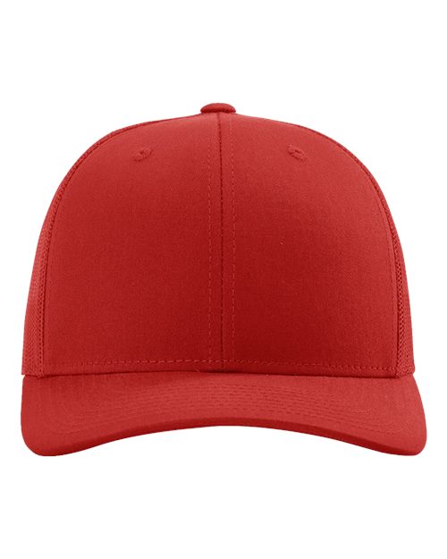 Richardson 112 Snapback Trucker Cap - Red