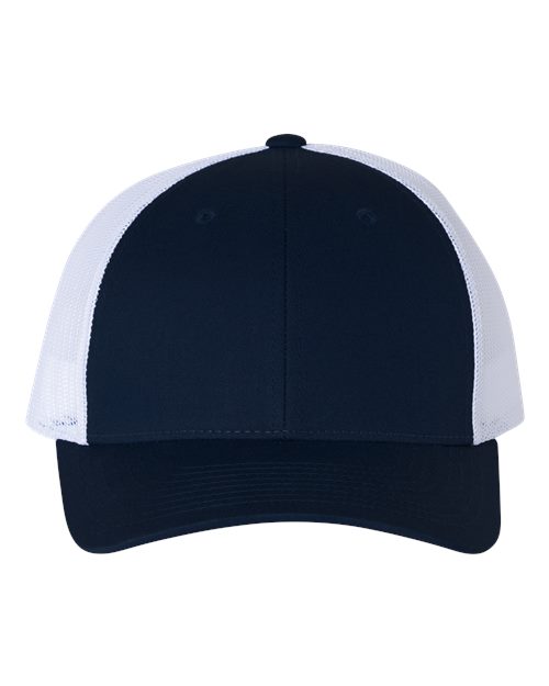Load image into Gallery viewer, Richardson 115 Low Pro Trucker Cap - Navy/ White
