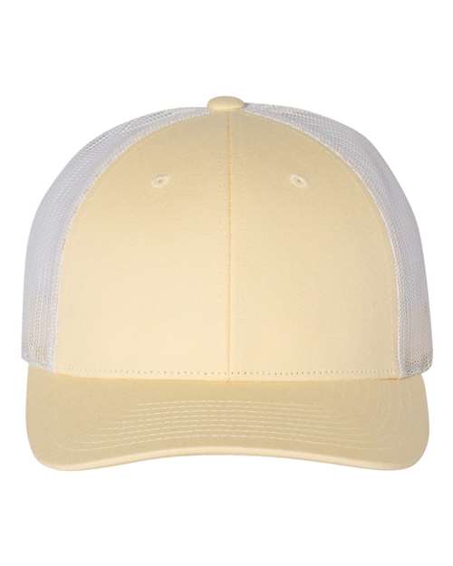 Richardson 115 Low Pro Trucker Cap - Pale Banana/ Birch