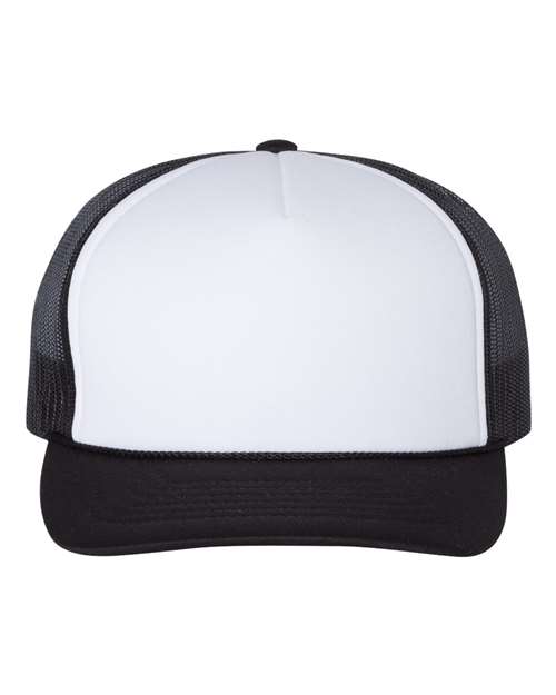 Load image into Gallery viewer, Richardson 113 Foamie Trucker Cap - White/ Black
