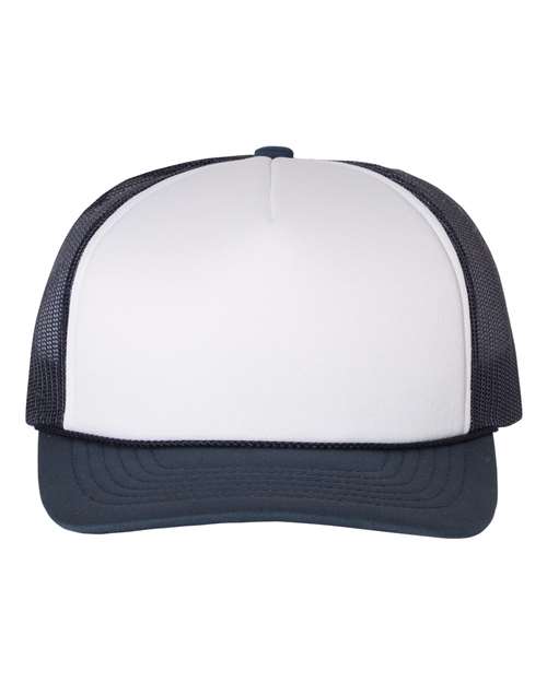 Richardson 113 Foamie Trucker Cap - White/ Navy