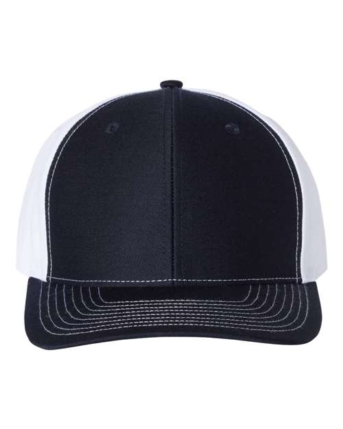 Richardson 312 Twill Back Trucker Cap - Navy/ White