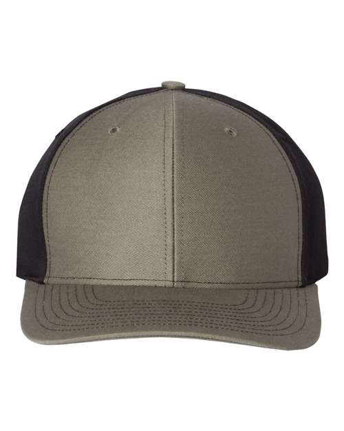 Richardson 312 Twill Back Trucker Cap - Loden/ Black
