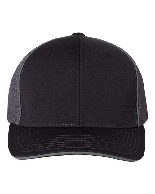 Richardson 172 Pulse Sportmesh R-Flex Cap - Black/ Charcoal Split