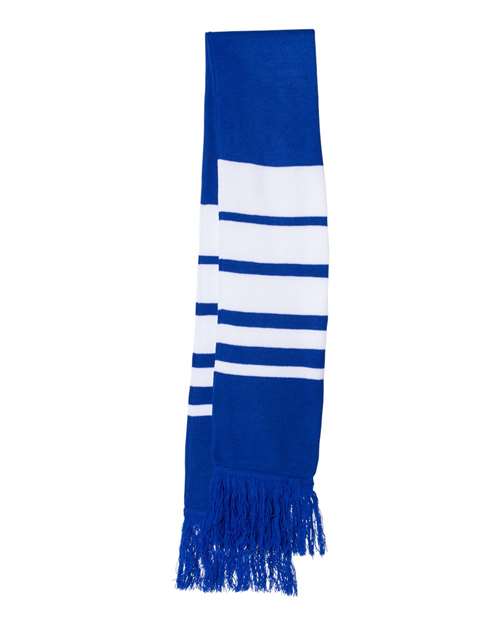 Sportsman SP07 Soccer Scarf - Royal/ White