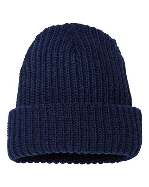 Sportsman SP90 12" Chunky Cuffed Beanie - Navy