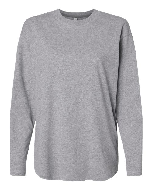 LAT 3508 Women's Fine Jersey Long Sleeve Tee - Heather