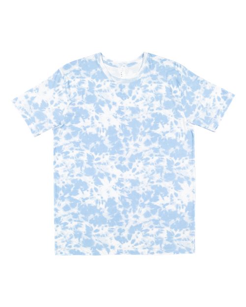 LAT 6901 Unisex Fine Jersey Tee - Sky Tie Dye