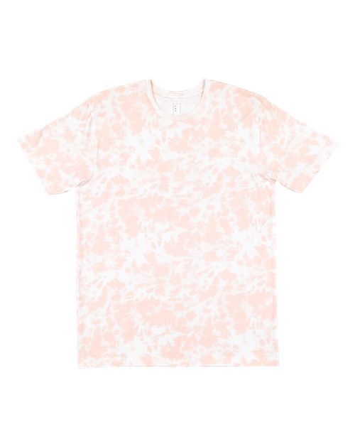 LAT 6901 Unisex Fine Jersey Tee - Rose Tie Dye