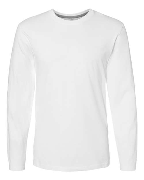 Load image into Gallery viewer, LAT 6918 Unisex Fine Jersey Long Sleeve Tee - White
