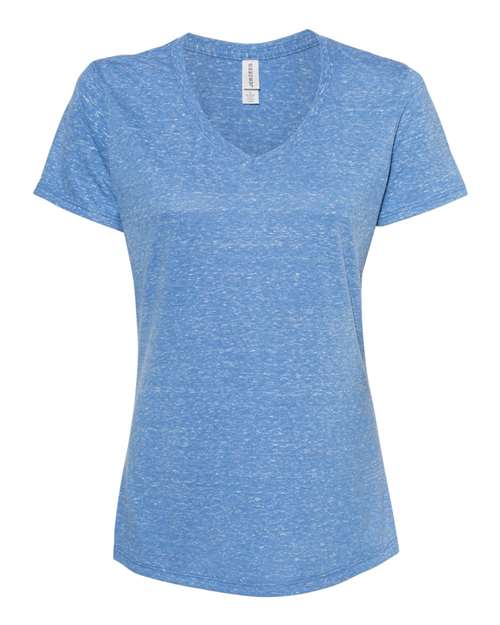 Women's Snow Heather Jersey V-Neck T-Shirt - Royal