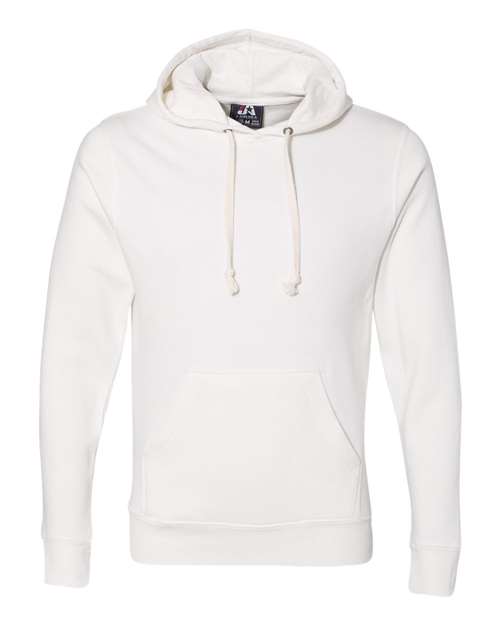 J. America 8871 Men's Triblend Fleece Hooded Sweatshirt - Antique White Triblend