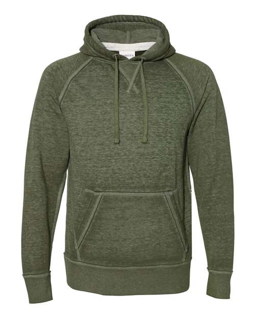 Load image into Gallery viewer, J. America 8915 Men's Vintage Zen Fleece Hooded Sweatshirt - Twisted Olive
