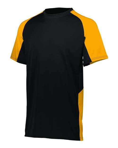 Augusta Sportswear 1518 Youth Cutter Jersey - Black/ Gold