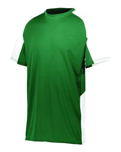 Augusta Sportswear 1518 Youth Cutter Jersey - Dark Green/ White