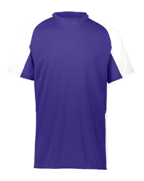 Load image into Gallery viewer, Augusta Sportswear 1518 Youth Cutter Jersey - Purple/ White
