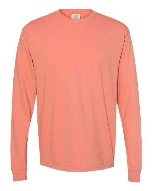Load image into Gallery viewer, Unisex Garment-Dyed Heavyweight Long Sleeve T-Shirt - Terracotta
