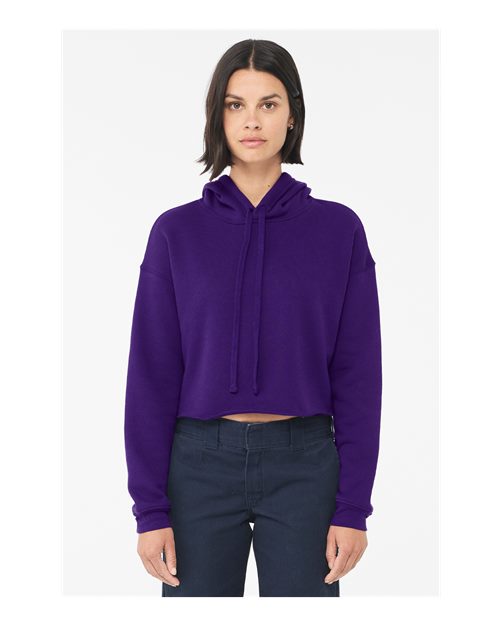 Women's Crop Fleece Hoodie Sweatshirt