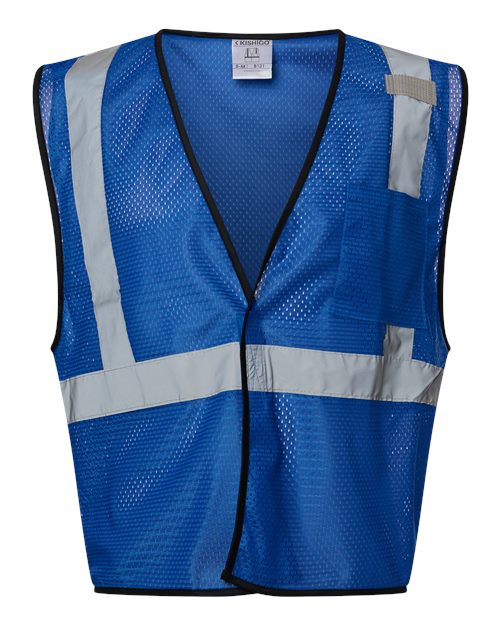 Load image into Gallery viewer, Kishigo B120-131 Unisex EV Series® Enhanced Visibility Non-ANSI Vest - Royal Blue - B121
