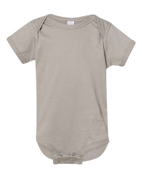 Infant Fine Jersey Bodysuit - Titanium