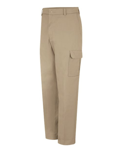 Load image into Gallery viewer, Red Kap PT88 Men's Industrial Cargo Pants - Khaki - 37 Unhemmed
