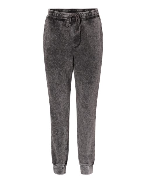 Independent Trading Co. PRM50PTMW Unisex Mineral Wash Fleece Sweatpants - Black