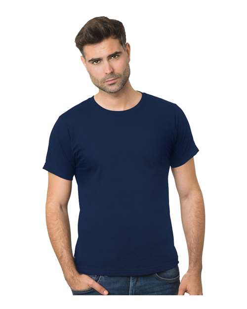 Load image into Gallery viewer, Unisex Fine Jersey T-Shirt - Navy
