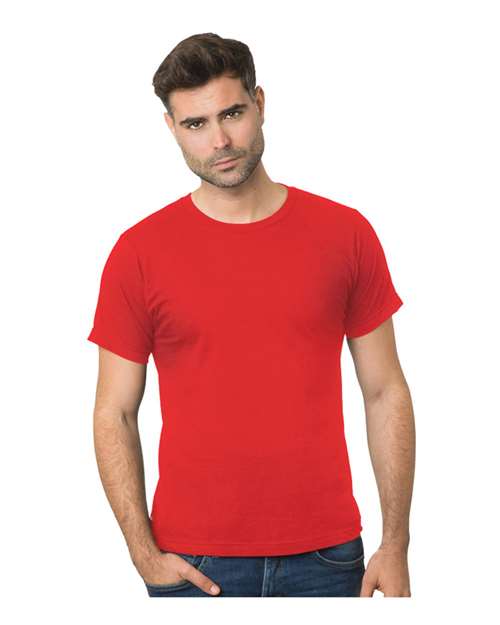Load image into Gallery viewer, Unisex Fine Jersey T-Shirt - Red
