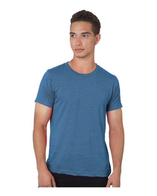 Load image into Gallery viewer, Unisex 50/50 Fine Jersey T-Shirt - Heather Royal
