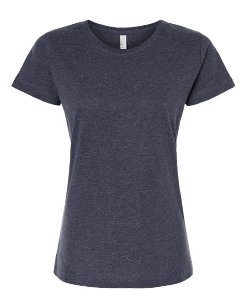 LAT 3516 Women's Fine Jersey Tee - Vintage Navy