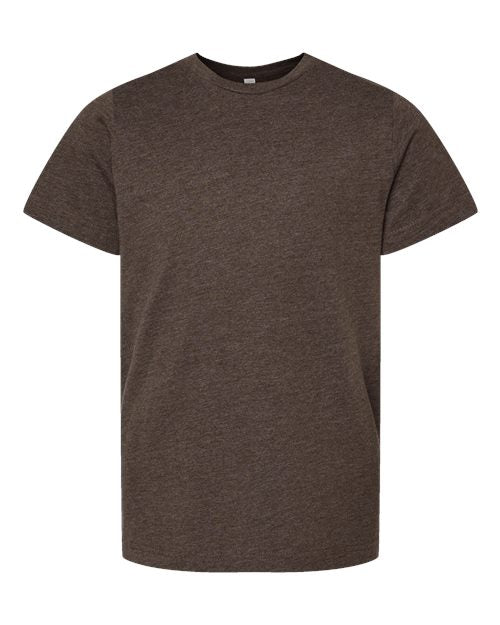 LAT 6101 Youth Fine Jersey Tee - Vintage Chocolate