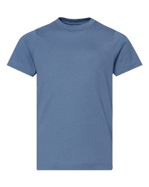 LAT 6101 Youth Fine Jersey Tee - Vintage Indigo