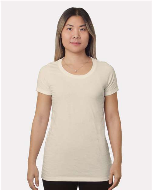 Load image into Gallery viewer, Women's Fine Jersey T-Shirt - Cream
