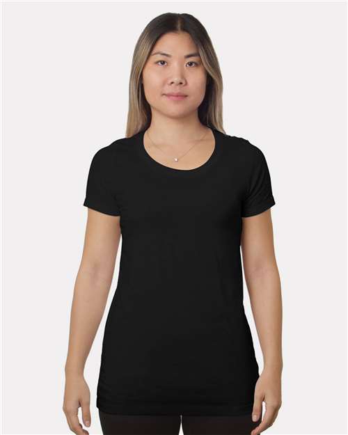 Load image into Gallery viewer, Women's Fine Jersey T-Shirt - Black
