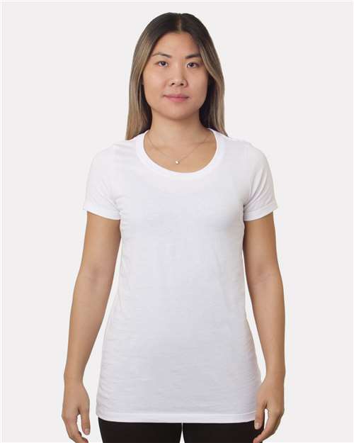Load image into Gallery viewer, Women's Fine Jersey T-Shirt - White
