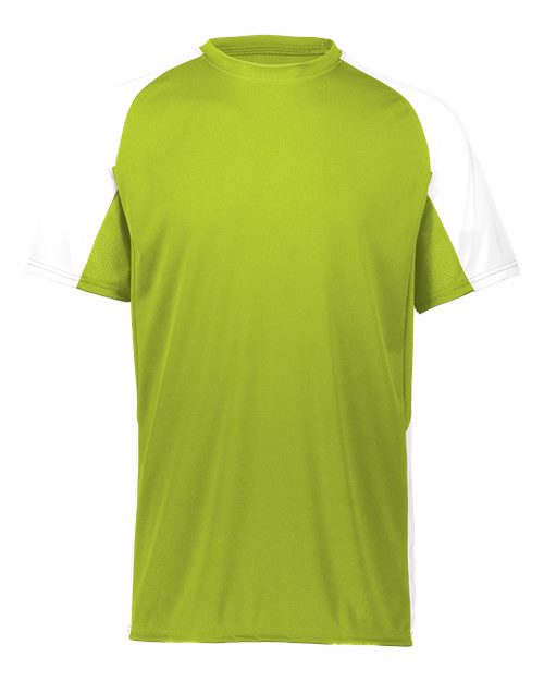 Load image into Gallery viewer, Augusta Sportswear 1518 Youth Cutter Jersey - Lime/ White

