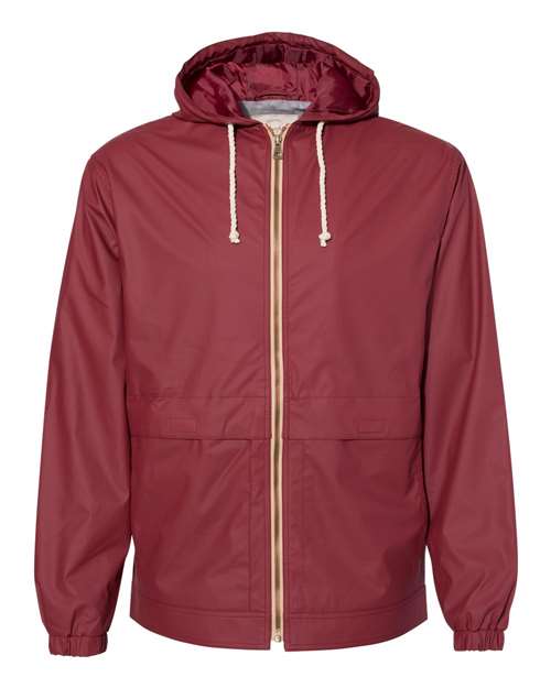 Load image into Gallery viewer, Weatherproof 193910 Unisex Vintage Hooded Rain Jacket - Biking Red
