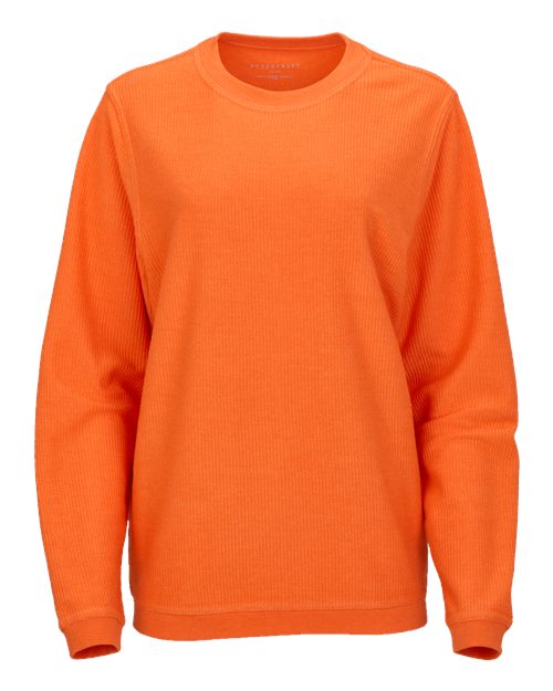 Boxercraft D02 Unisex Corded Crewneck Sweatshirt - Orange