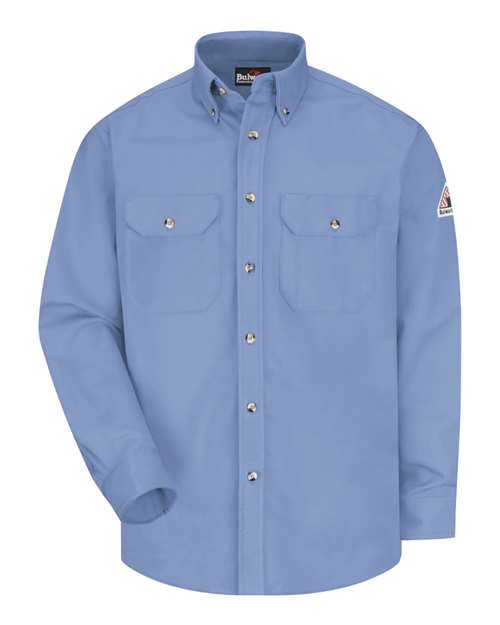 Bulwark SLU2 Men's Midweight Dress Uniform Shirt - Light Blue