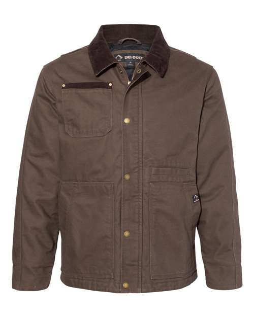 DRI DUCK 5091 Men's Rambler Boulder Cloth Jacket - Tobacco