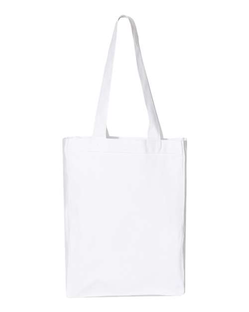 Q-Tees Q1000 12L Gussetted Shopping Bag - White