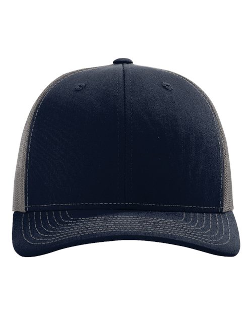 Richardson 112 Snapback Trucker Cap - Navy/ Charcoal